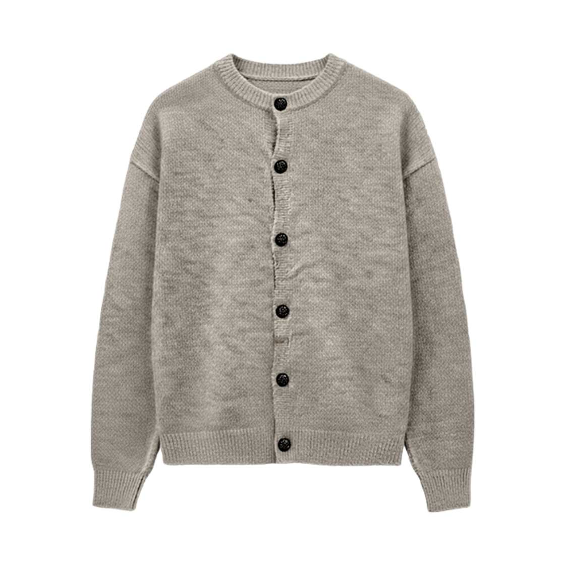 지크립 소프트 세미 크롭 니트 가디건 오트밀(GCLIP Soft Semi-Crop Knit Cardigan Oatmeal) - 1