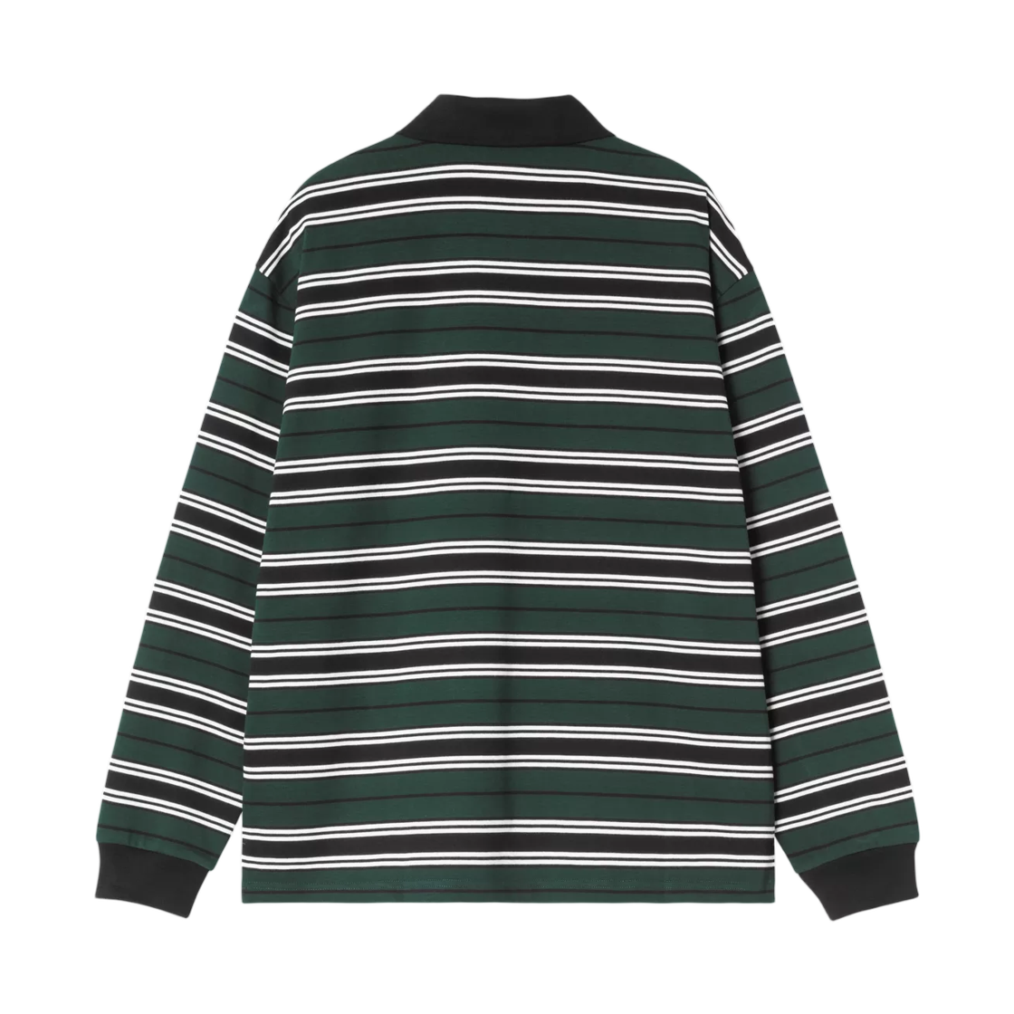 칼하트 WIP 롱슬리브 데빗 럭비 셔츠 데빗 스트라이프 다크 스카라브(Carhartt WIP L/S Devitt Rugby Shirt Devitt Stripe Dark Scarab) - 2