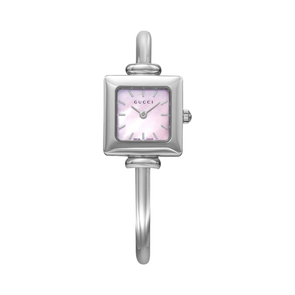 YA019519 [25% 쿠폰] Gucci 1900 Series Quartz Square 20mm Stainless Steel Pink