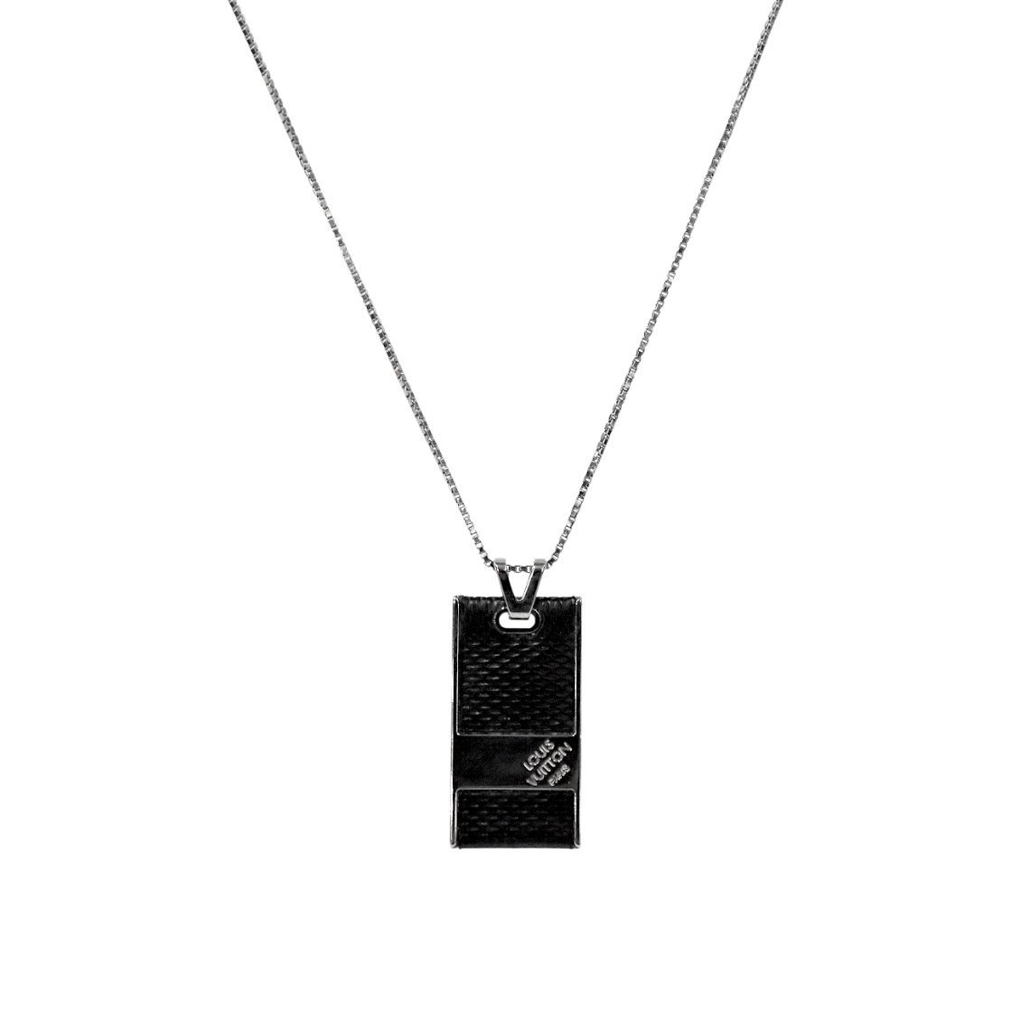 ITE2RUL4K9DR Louis Vuitton Damier Graphite Necklace C-B61240