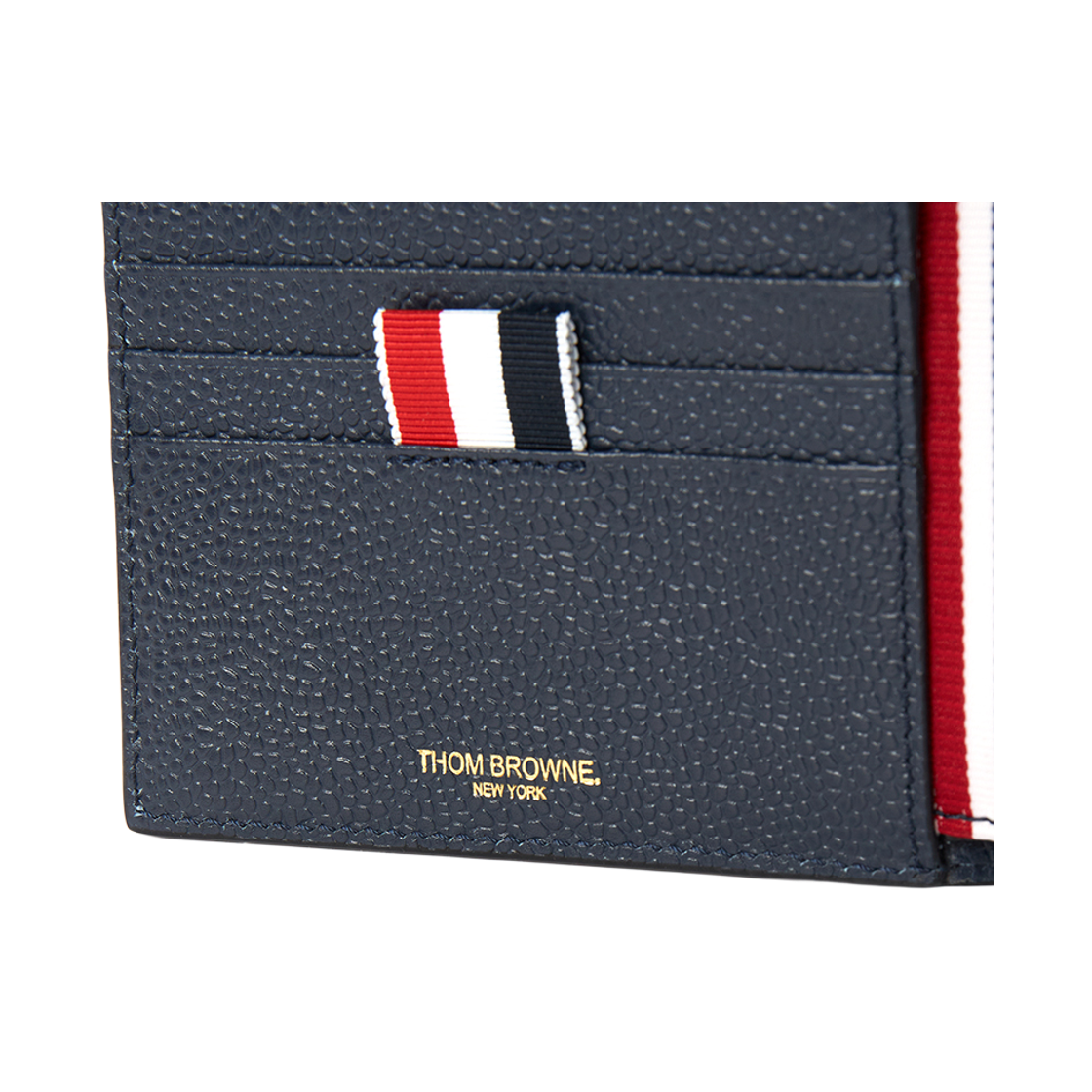 [25% 쿠폰] 톰브라운 페블 그레인 월렛 네이비([25% 쿠폰] Thom Browne Pebble Grain Wallet Navy) - 6