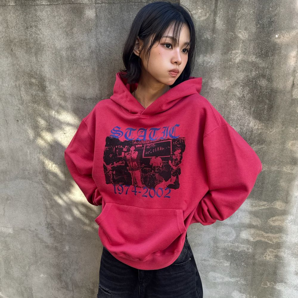 [KREAM 단독] 아모우 스태틱 후디 코랄 레드([KREAM 단독] AMOU Static Hoodie Coral Red) - 6
