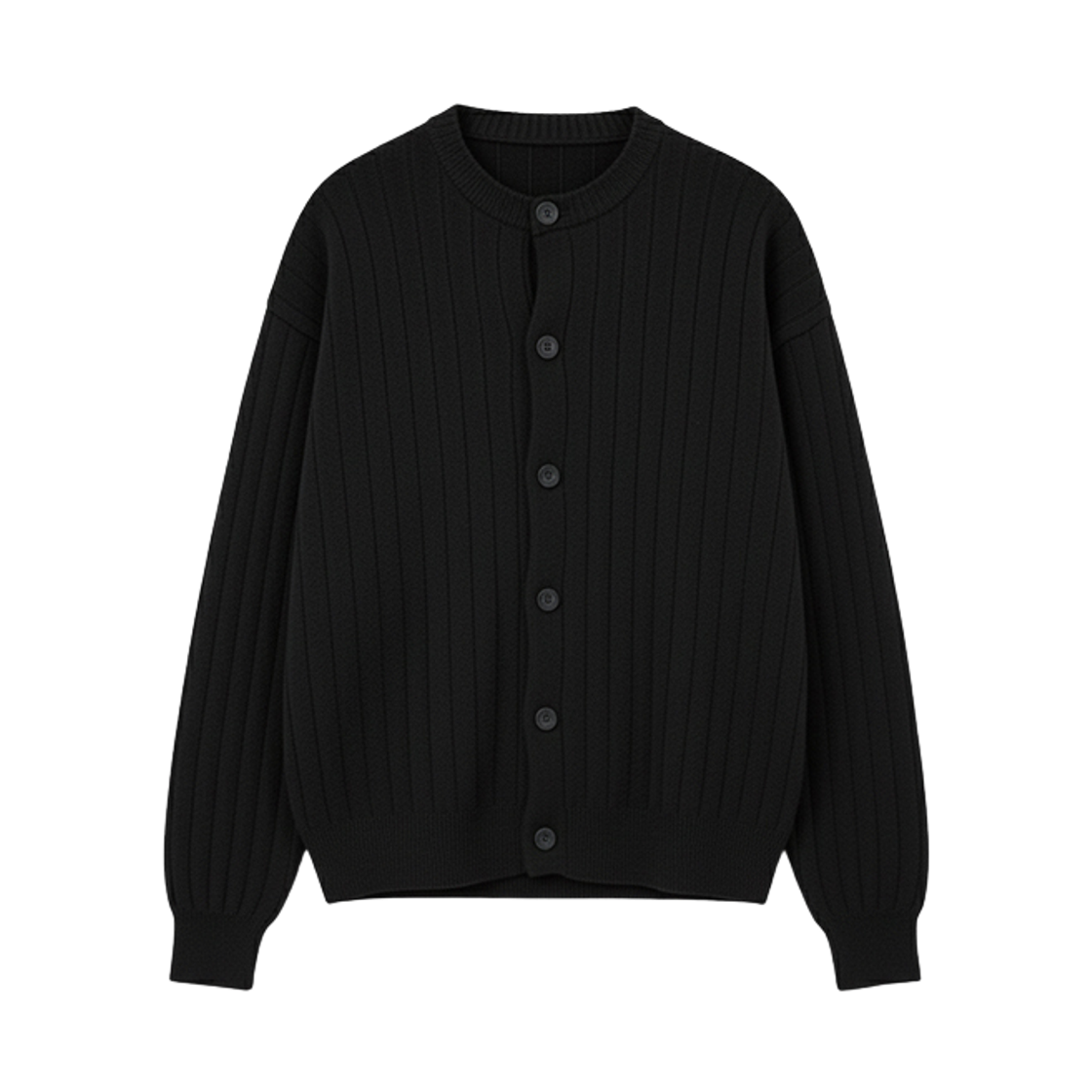 GC올더골지가디건-블랙 GCLIP Soft Lip Crop Knit Cardigan Black