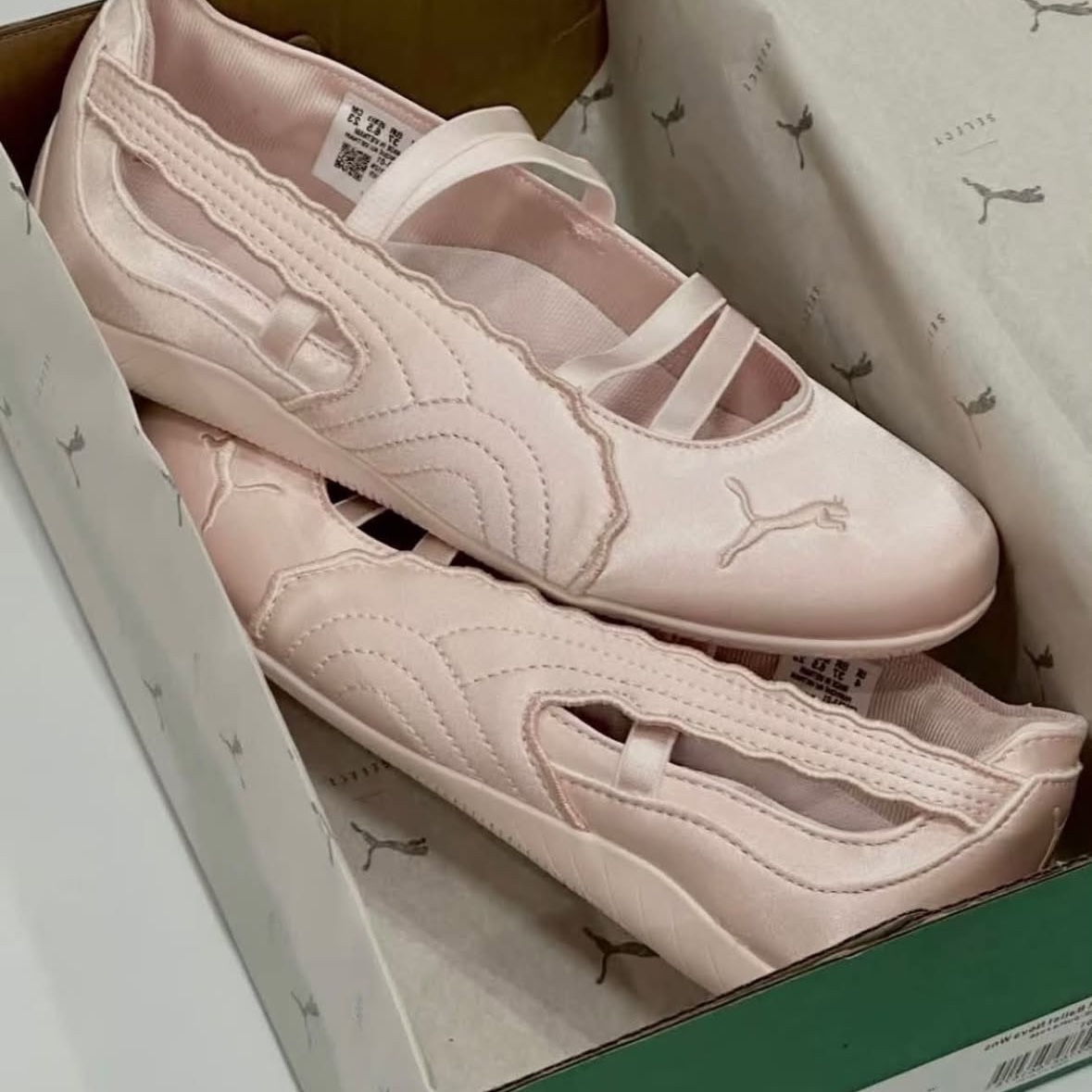 (W) Puma x The Powerpuff Girls Speedcat Ballet Lucite Silver 착용 스타일