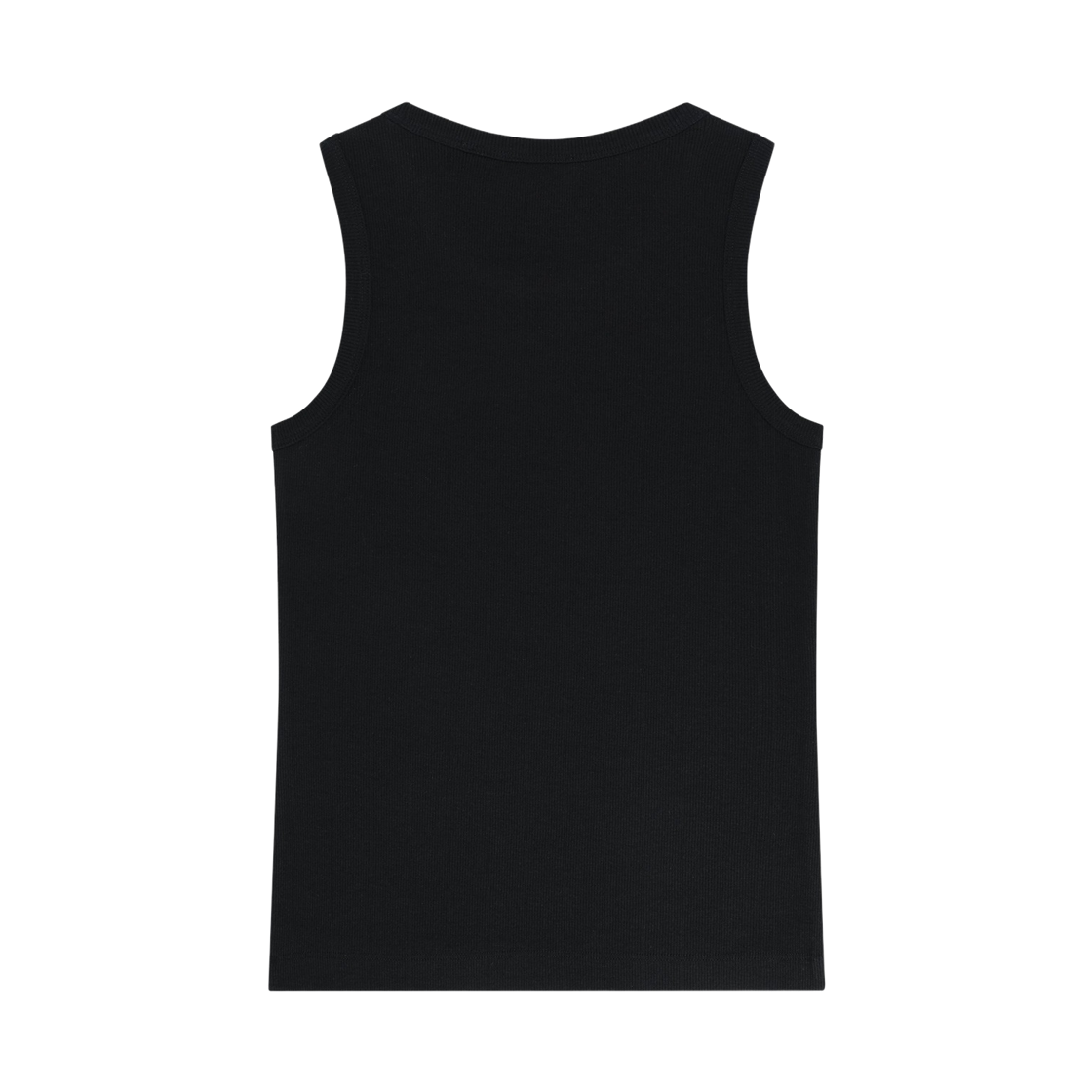 (W) 마리떼 프랑소와 저버 리본 클래식 로고 슬리브리스 블랙((W) Marithe Francois Girbaud Ribbon Classic Logo Sleeveless Black) - 2