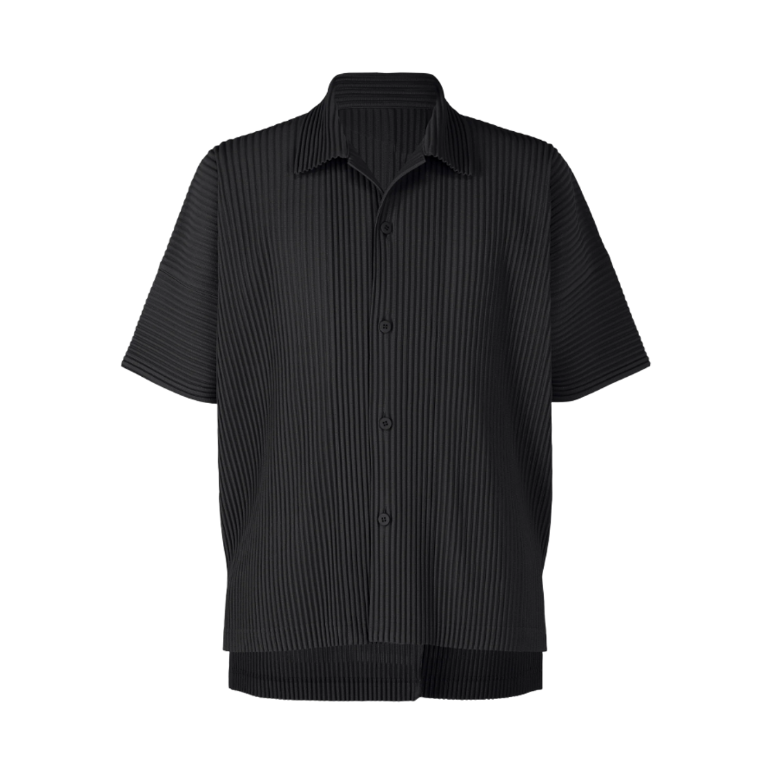 HP63-JJ081-15 Homme Plisse Issey Miyake MC August Shirt Black