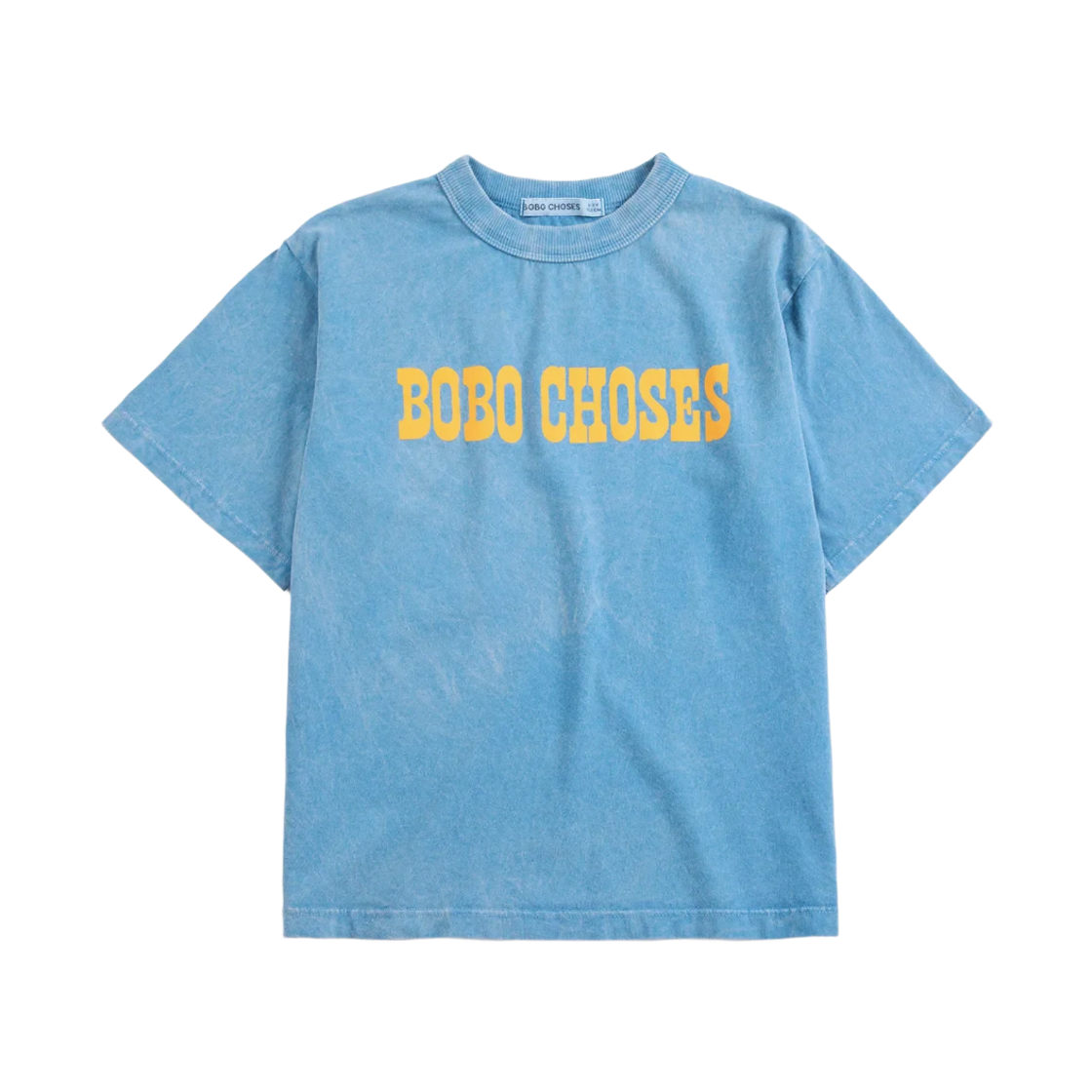 (키즈) 보보쇼즈 팝 티셔츠 블루((Kids) Bobo Choses Pop T-Shirt Blue)
