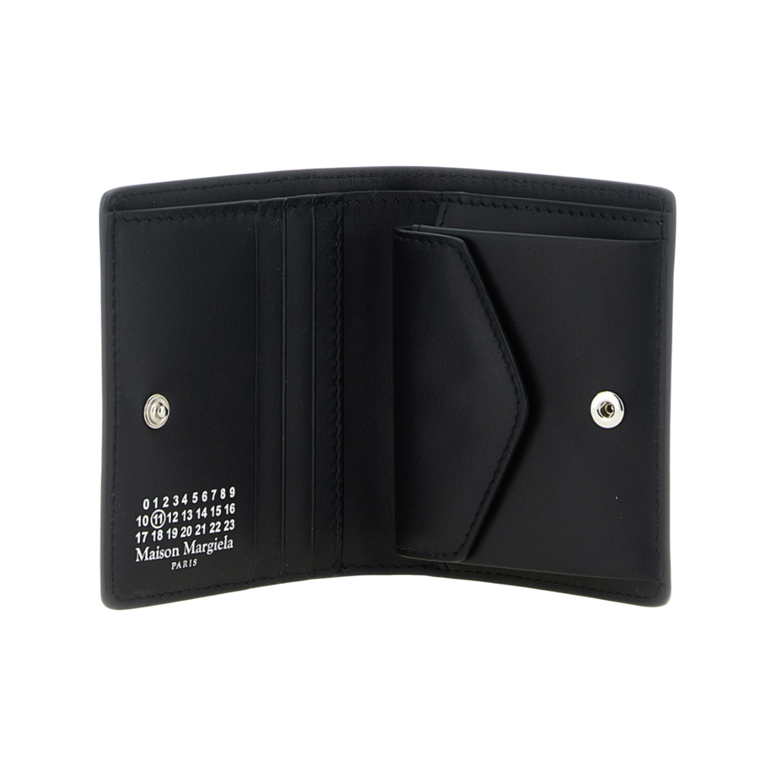 메종 마르지엘라 포 스티치 반지갑 블랙(Maison Margiela Four Stitches Bi-Fold Wallet Black) - 3