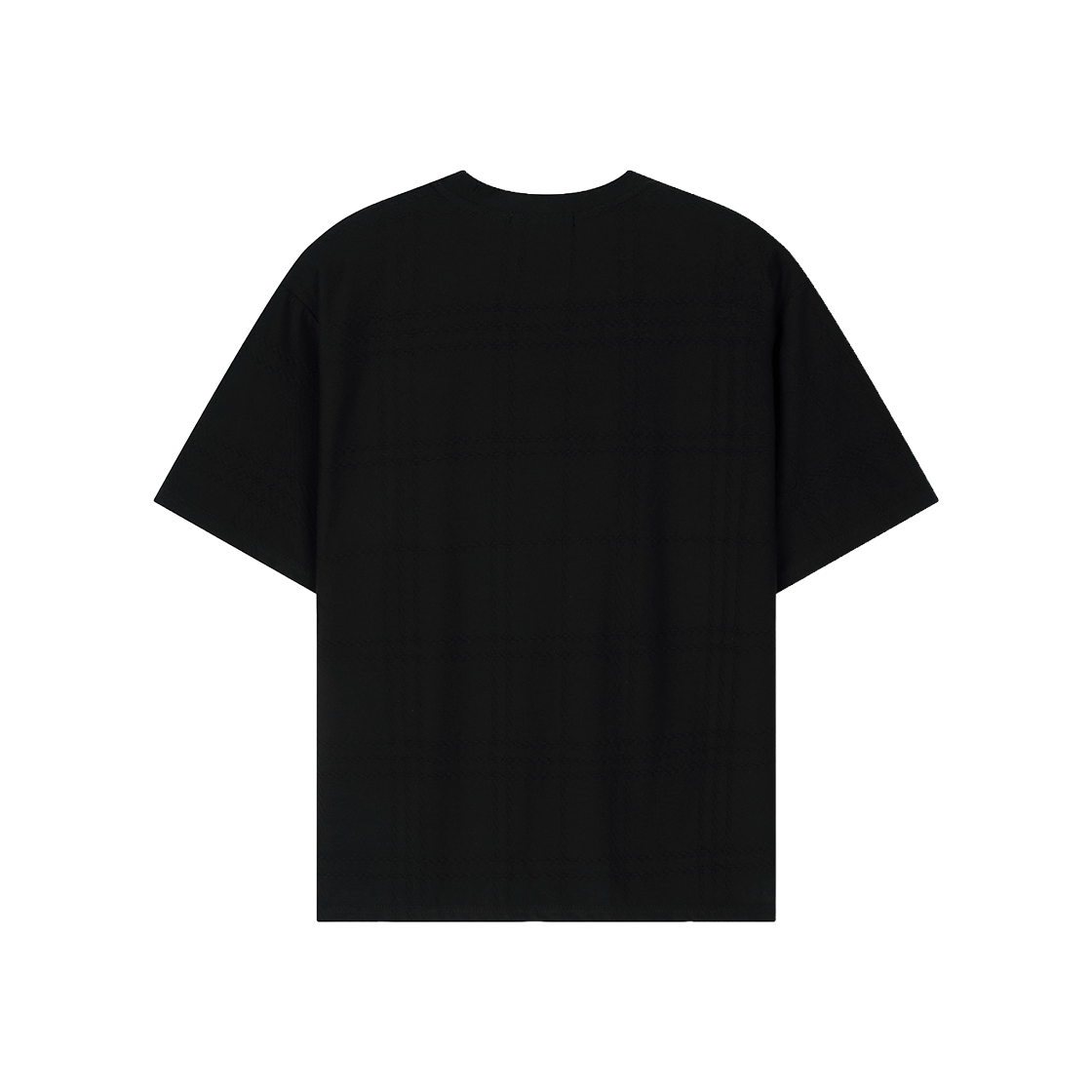 엔드릭스 리댁트 체크 자카드 티셔츠 블랙(EDLIX Redact Check Jacquard T-Shirt Black) - 2