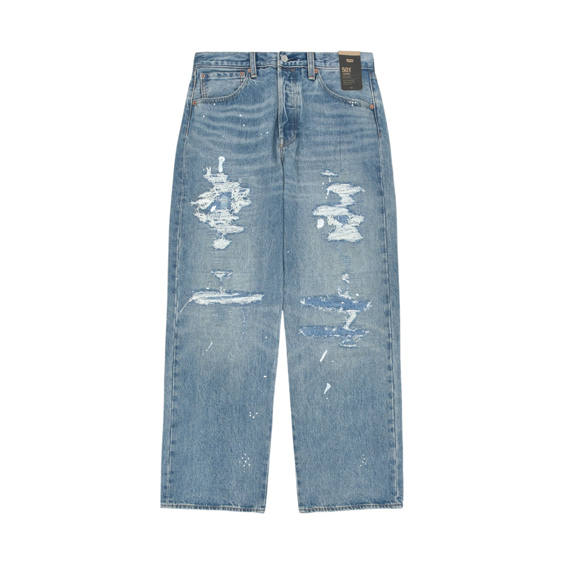 리바이스 501 루즈 크래쉬 & 리페어 데님 라크스퍼 페인터 DX(Levi's 501 Loose Crash & Repair Denim Larkspur Painter DX)