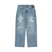 Levi's 501 Loose Crash & Repair Denim Larkspur Painter DX
