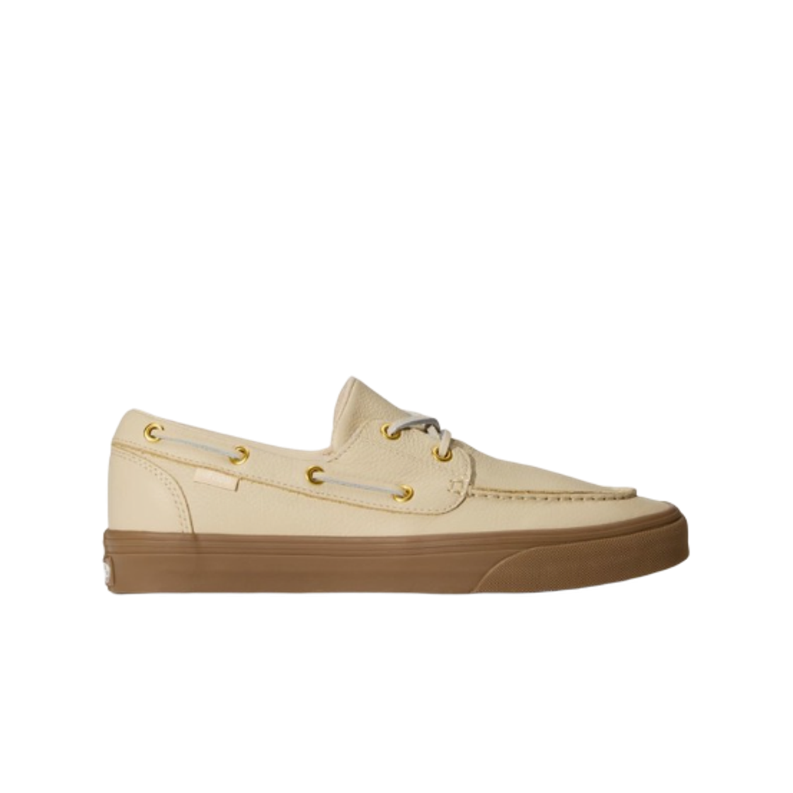 VN000Z11TAN Vans 2-Eyelet Boat Leather Beige