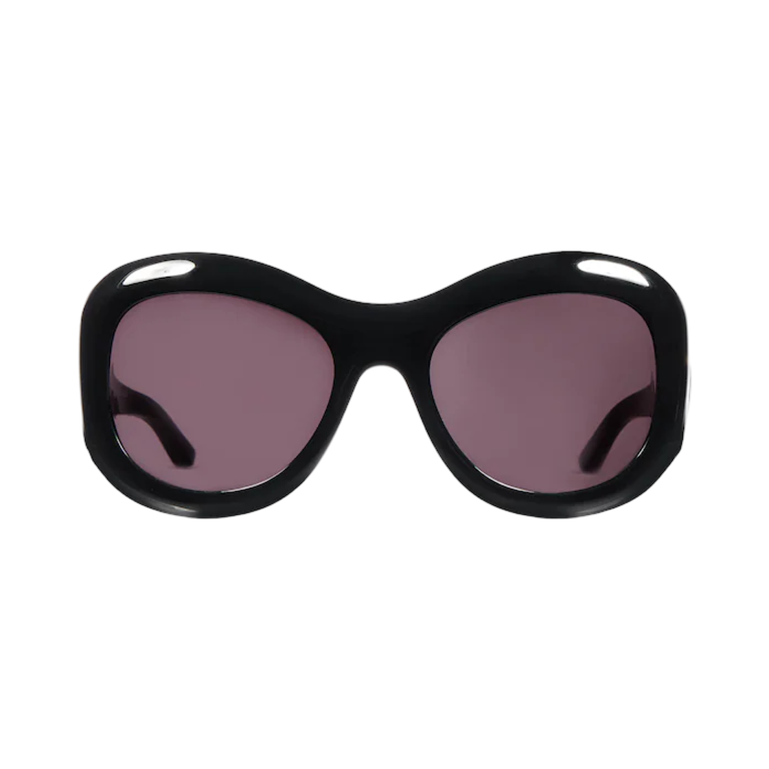 A0072Y-J0740-1012 (W) Gucci Round Frame Sunglasses Black