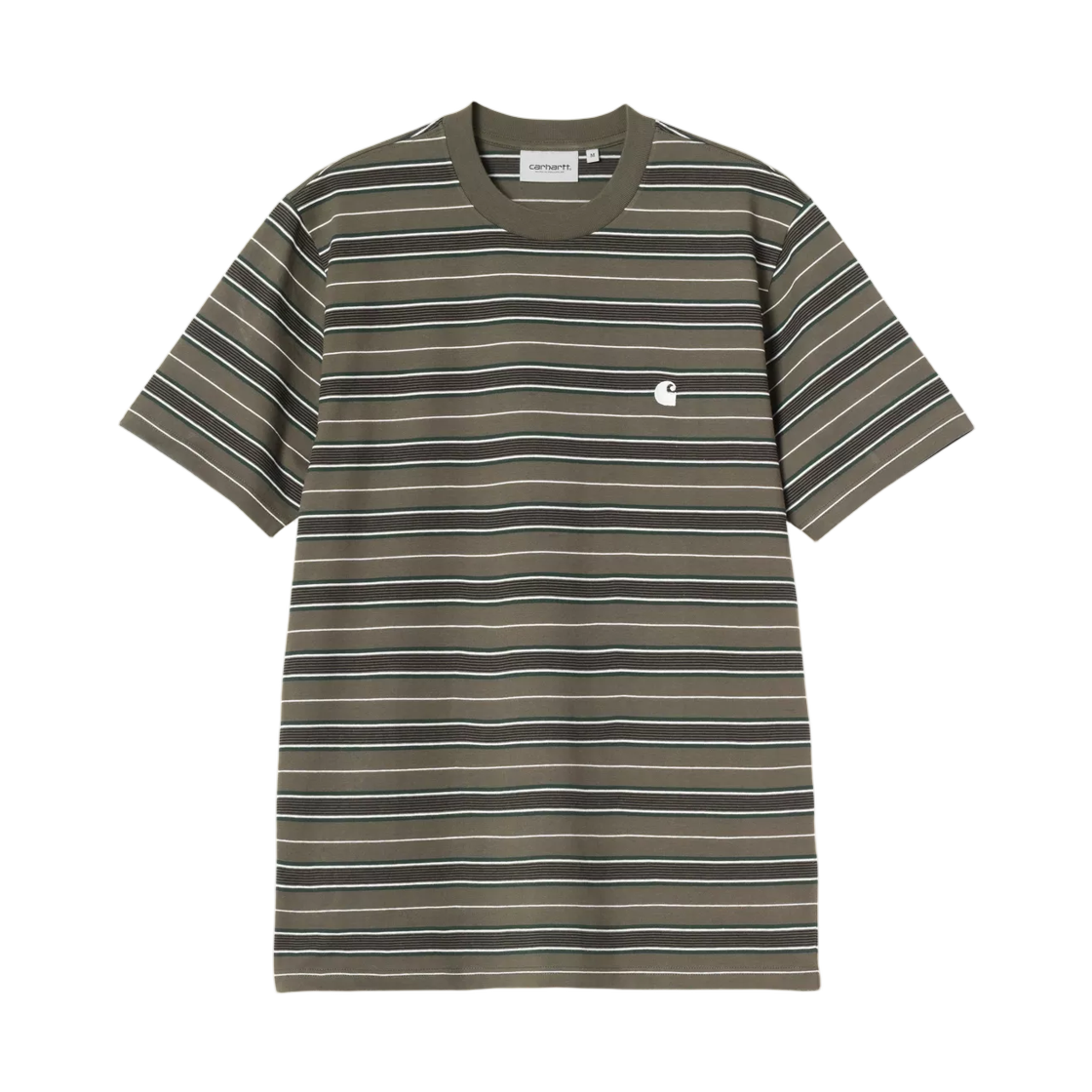 I037145-3UE-XX Carhartt WIP S/S Bronson T-Shirt Bronson Stripe Cypress