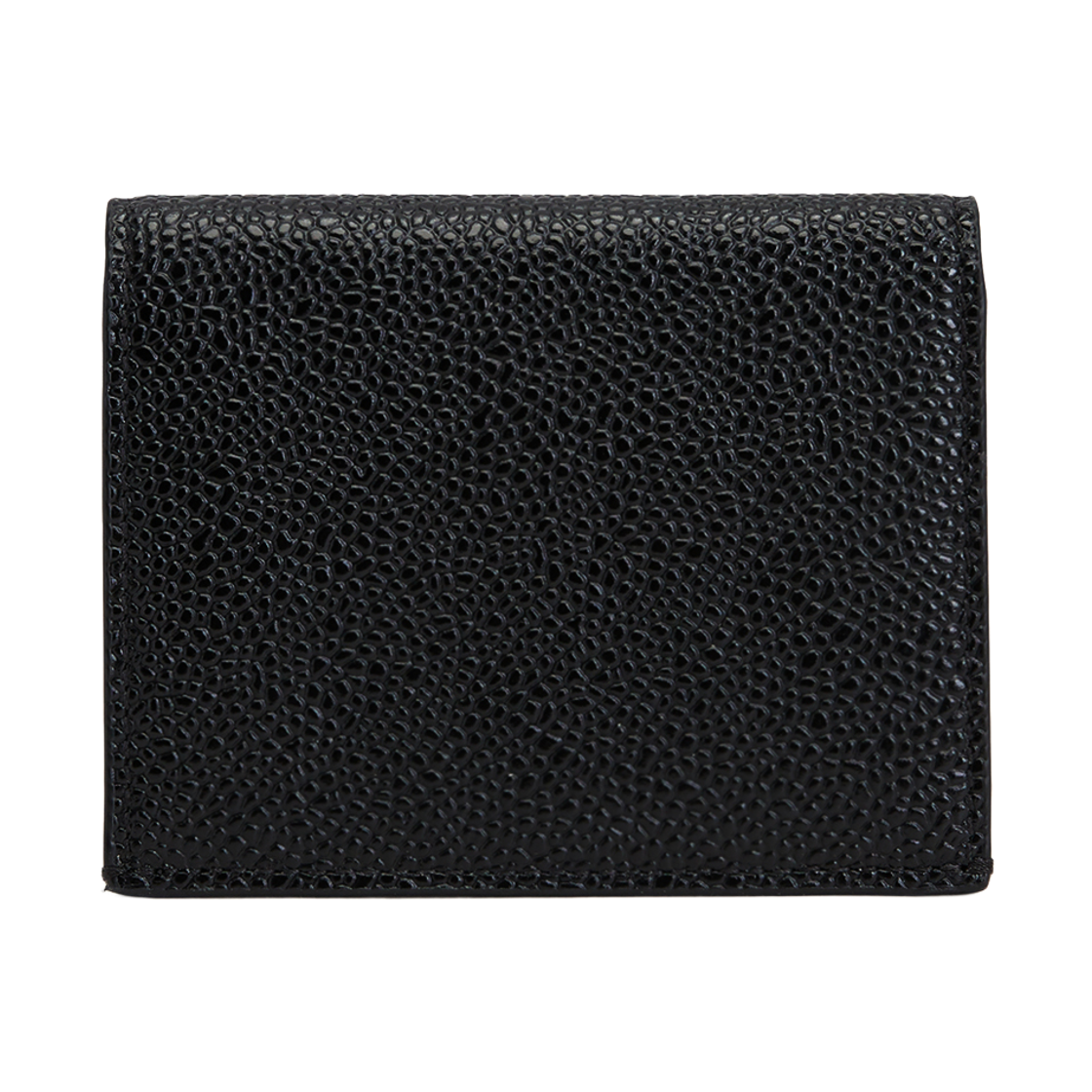 [25% 쿠폰] 톰브라운 페블 그레인 레더 더블 카드 홀더 블랙([25% 쿠폰] Thom Browne Pebble Grained Leather Double Card Holder Black) - 4