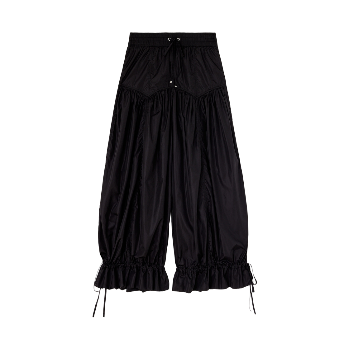A1080195-099 (W) Ganni Trousers in Black Nylon Black