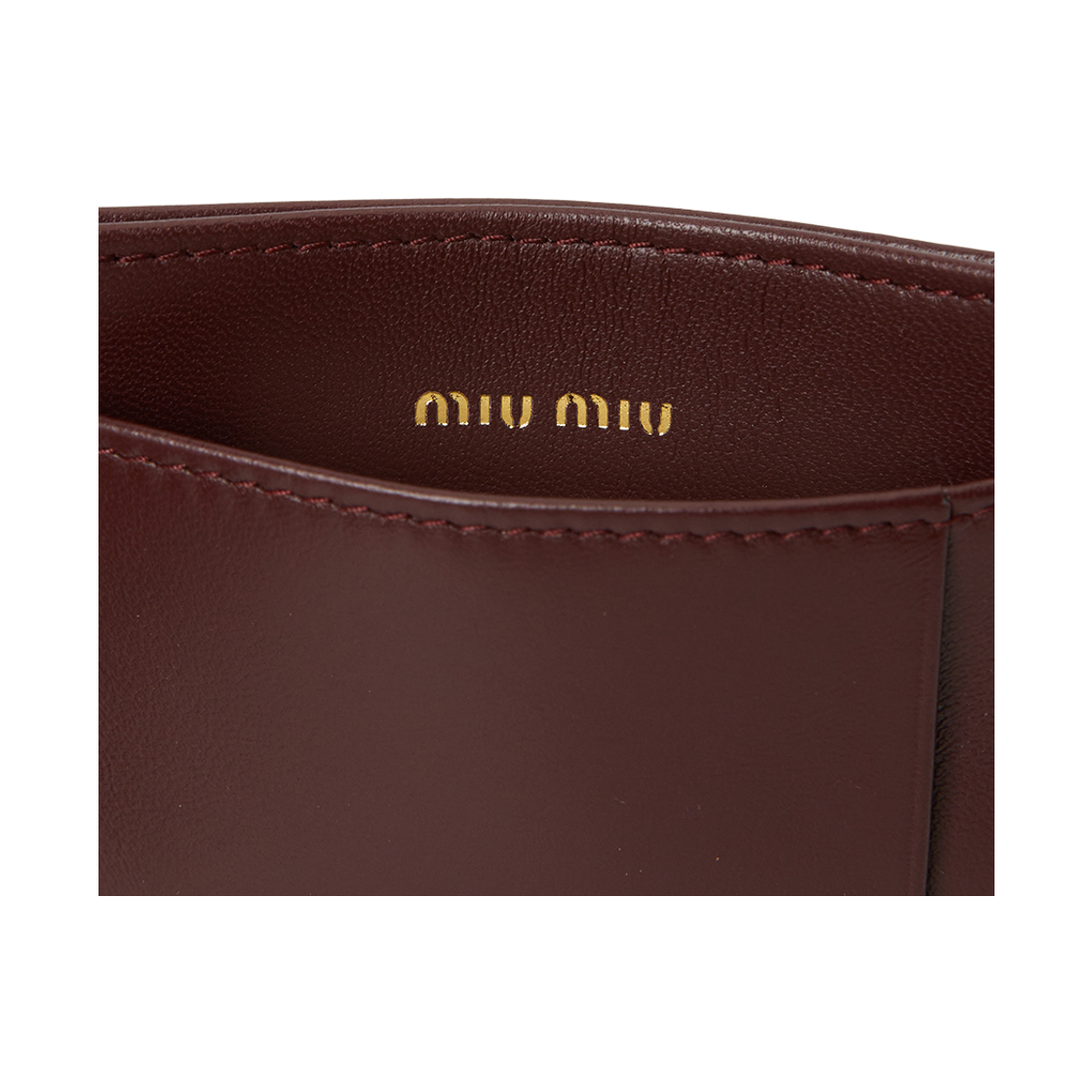 [25% 쿠폰] 미우미우 마테라쎄 카드 홀더 월렛 브라운([25% 쿠폰] Miu Miu Matelasse Card Holder Wallet Brown) - 6