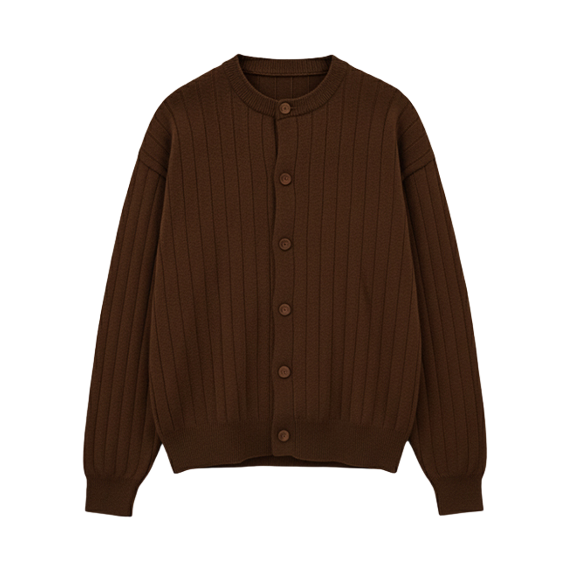GC올더골지가디건-브라운 GCLIP Soft Lip Crop Knit Cardigan Brown
