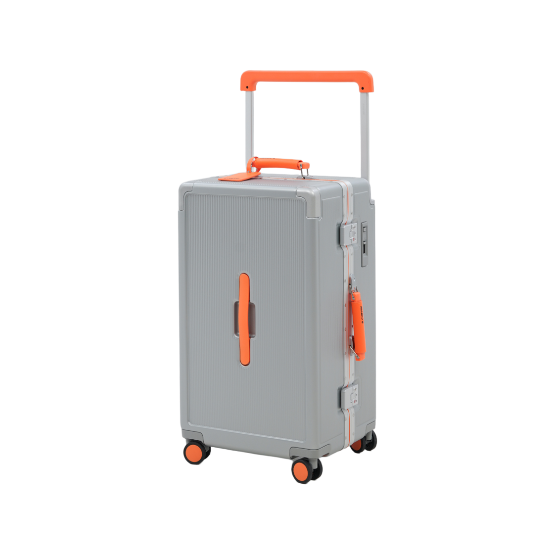 디커빈 엣지 V2 26인치 캐리어 대형 실버 오렌지(D.CURVIN Edge V2 26" Large Check-in Suitcase Silver Orange)