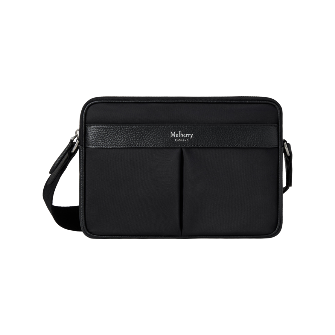 멀버리 헤리티지 나일론 & 스몰 클래식 그레인 크로스바디백 블랙(Mulberry Heritage Nylon & Small Classic Grain Crossbody Bag Black)