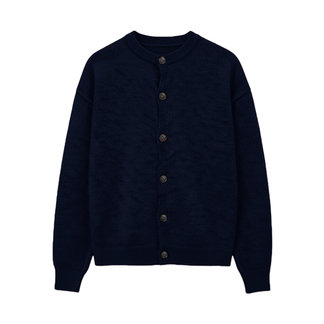 지크립 소프트 세미 크롭 니트 가디건 네이비(GCLIP Soft Semi-Crop Knit Cardigan Navy)
