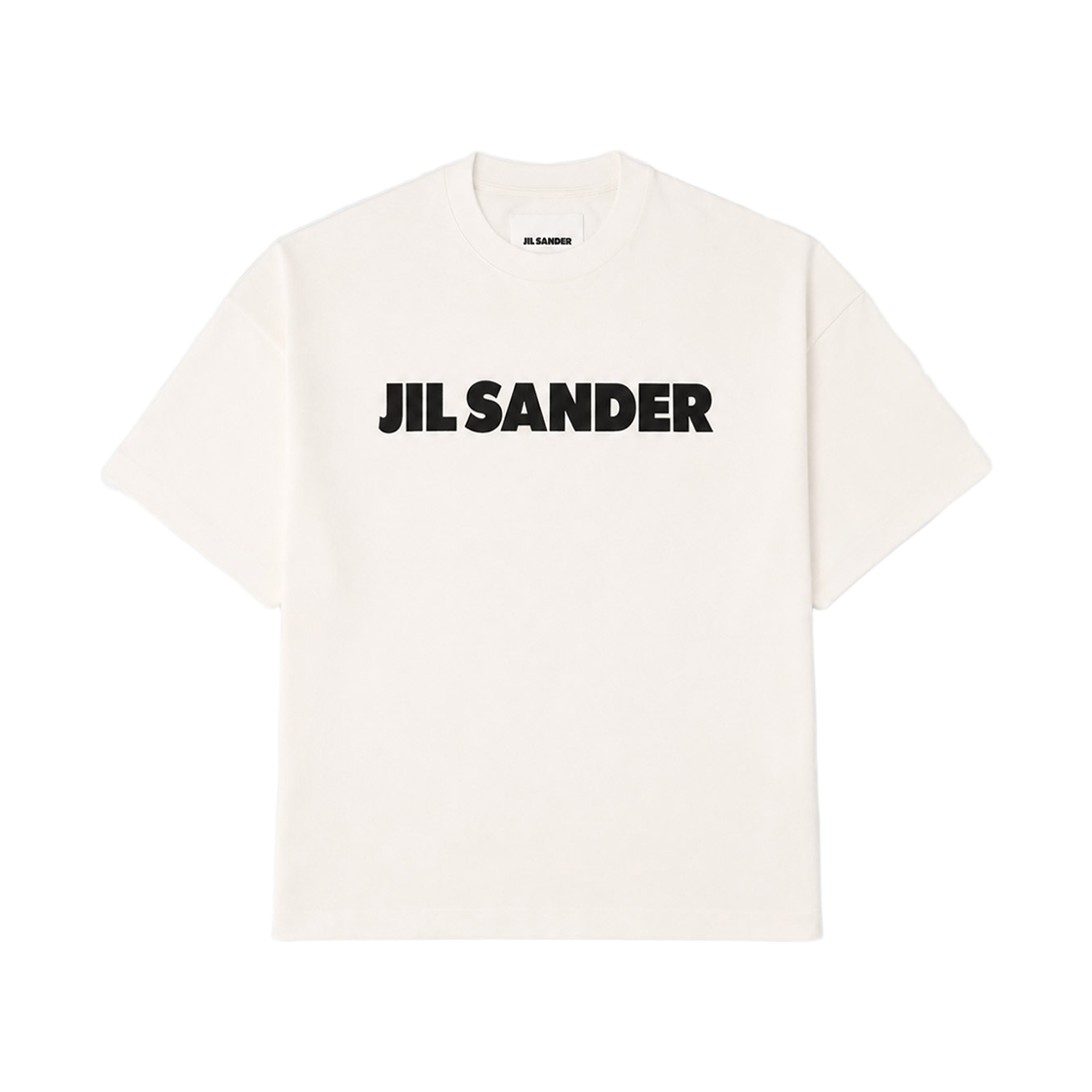 [25% 쿠폰] 질 샌더 로고 티셔츠 내츄럴([25% 쿠폰] Jil Sander Logo T-Shirt Natural) - 1