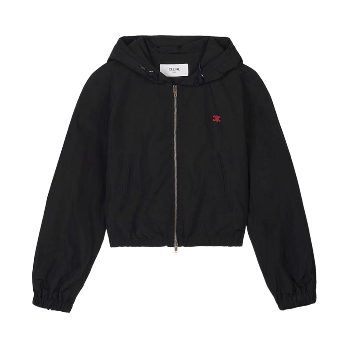 RV1670968-38NO (W) Celine Nylon Windbreaker Black