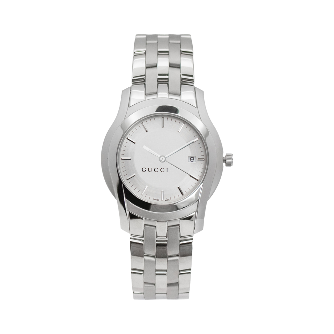 [25% 쿠폰] 구찌 G-클래스 쿼츠 38mm 스테인리스 스틸 실버([25% 쿠폰] Gucci G-Class Quartz 38mm Stainless Steel Silver) - 2