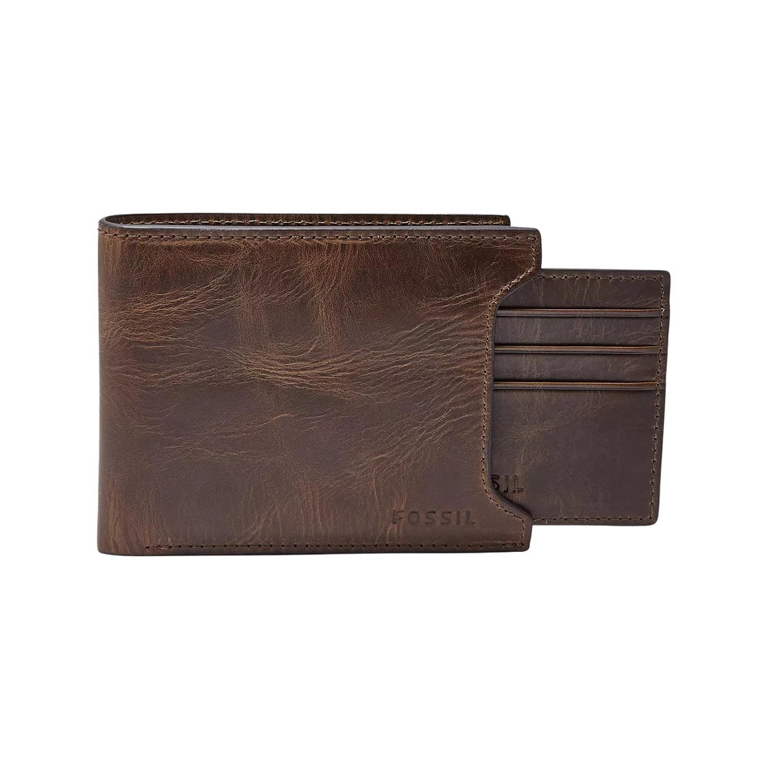 파슬 데릭 슬라이딩 투인원 다크 브라운(Fossil Derrick Sliding 2-in-1 Dark Brown)