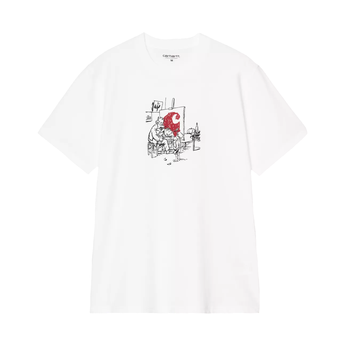 I037248-02-XX Carhartt WIP S/S Old Painter T-Shirt White