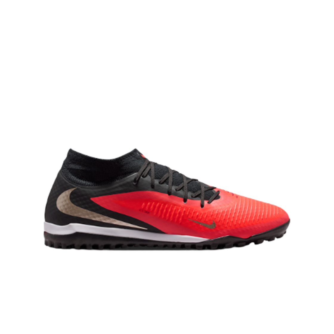 HQ2277-600 Nike Phantom 6 High Academy TF Bright Crimson Black