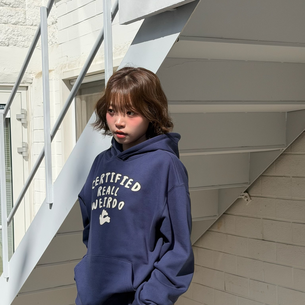 [KREAM 단독] 아모우 윌도 후디 딥 블루([KREAM 단독] AMOU Weirdo Hoodie Deep Blue) - 6