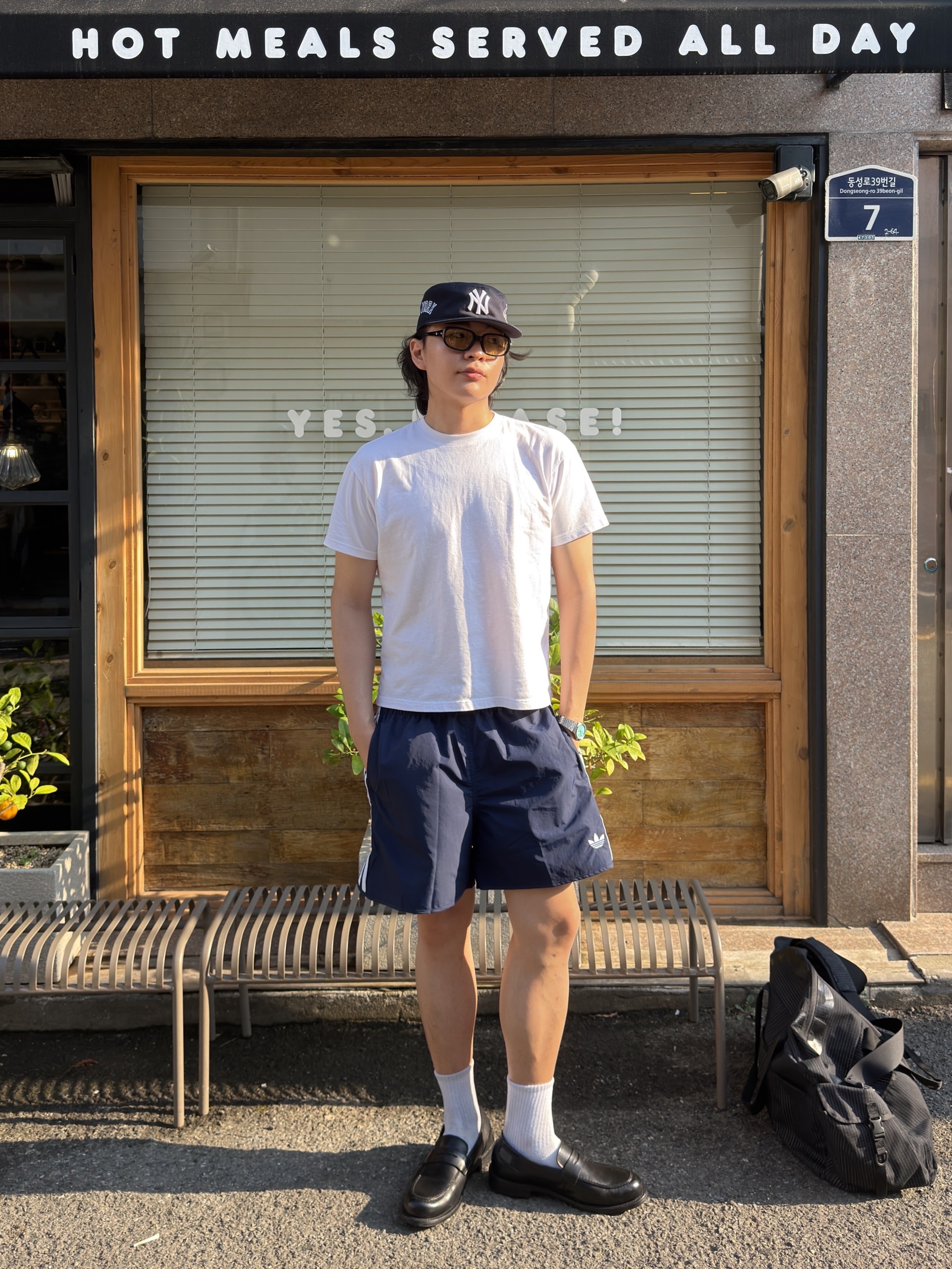 New Era MLB New York Yankees Pillbox Series Ball Cap Navy, Romantic Move New Smart Loafer Black 착용 스타일 - 2
