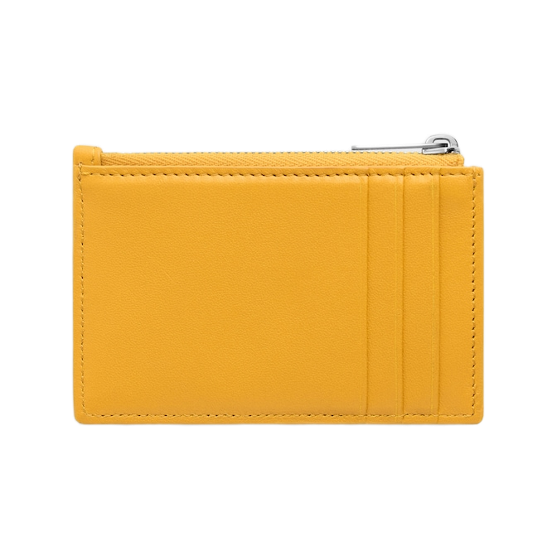 셀린느 지퍼 카드 홀더 스무스 램스킨 메리골드 화이트(Celine Zipped Card Holder In Smooth Lambskin Merigold White) - 2