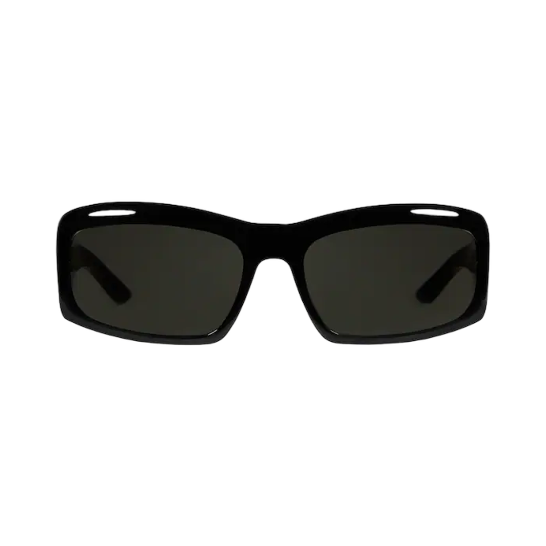 A002LI-J0740-1012 (W) Gucci Rectangular Frame Sunglasses Black