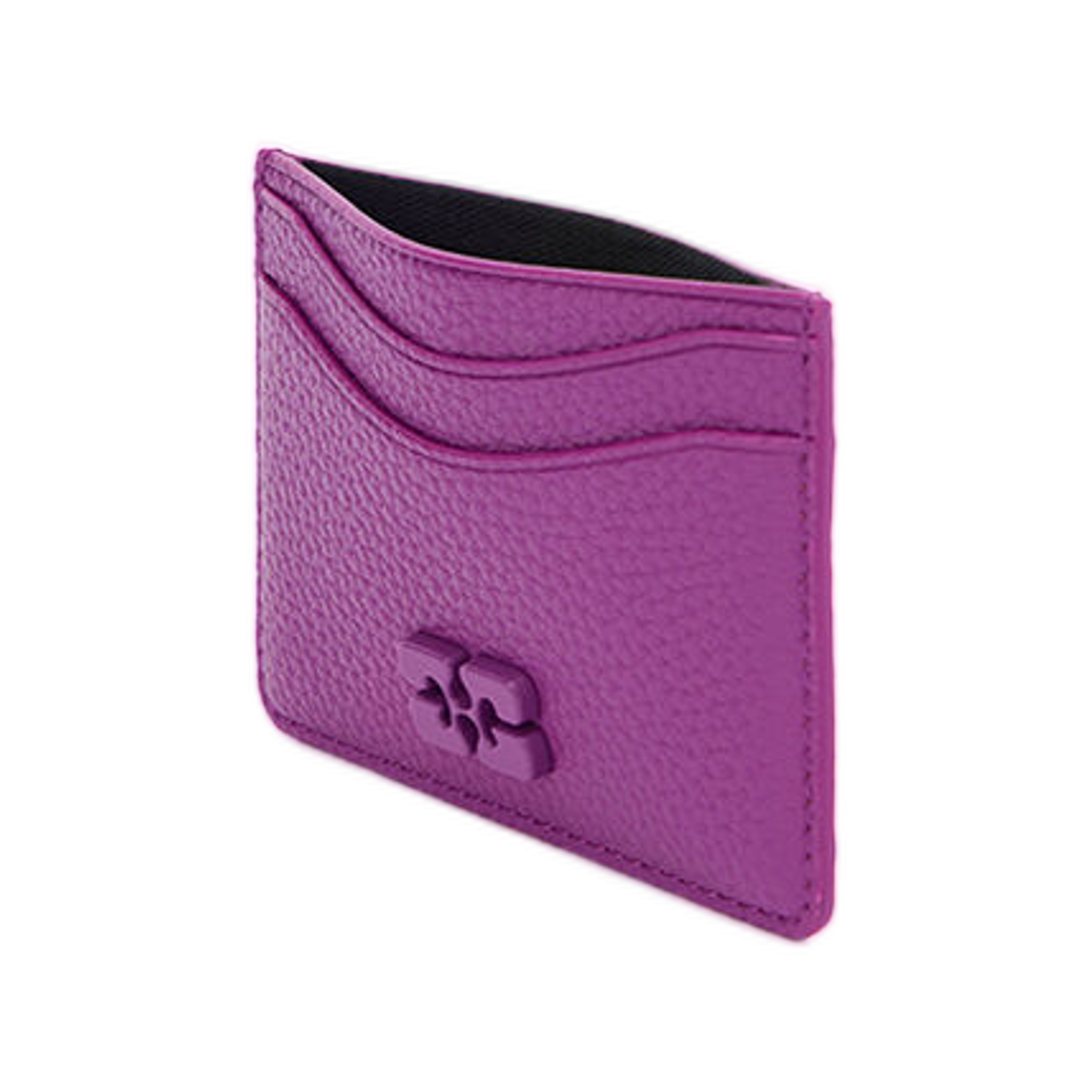 가니 보우 카드 홀더 그레인드 퍼플 스파클링 그레이프(Ganni Bou Card Holder in Grained Purple Sparkling Grape) - 3