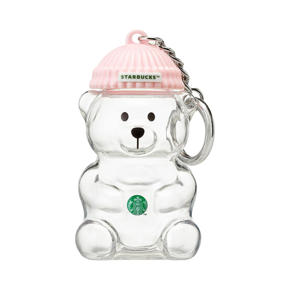 - Starbucks Bearista Miniature Keyring Pink