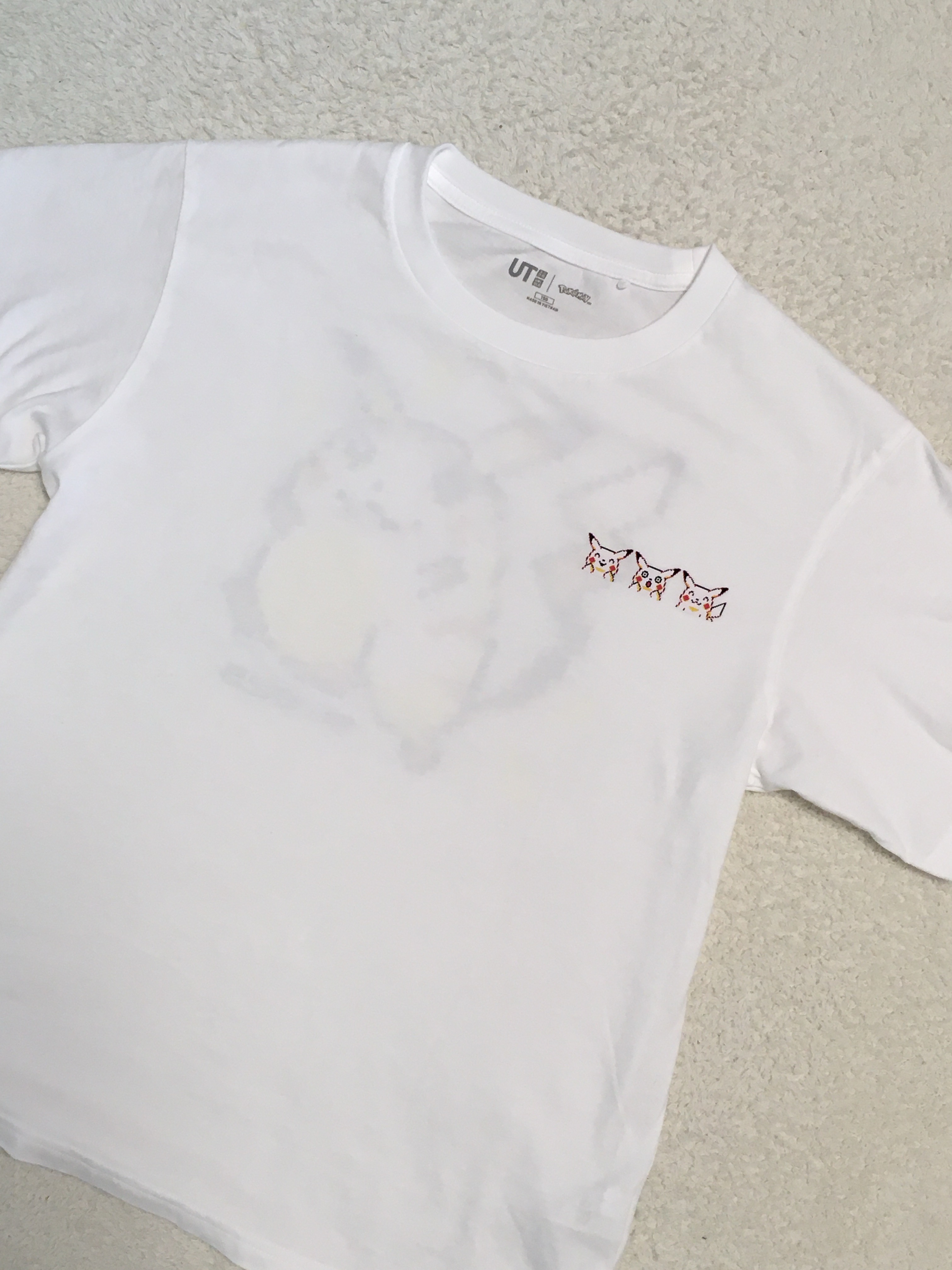 (Kids) Uniqlo UT x Pokemon Graphic T-Shirt H White, (W) Uniqlo Baggy Curve Jeans White - JP 착용 스타일 - 2