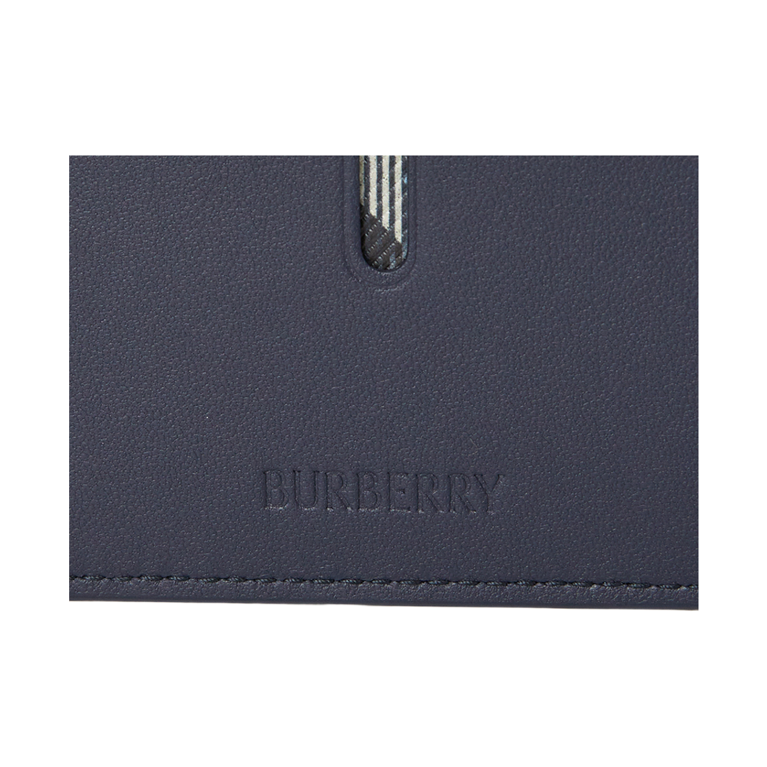 [25% 쿠폰] 버버리 팝 체크 바이폴드 월렛 미드나잇 블루([25% 쿠폰] Burberry Pop Check Bifold Wallet Midnight Blue) - 6