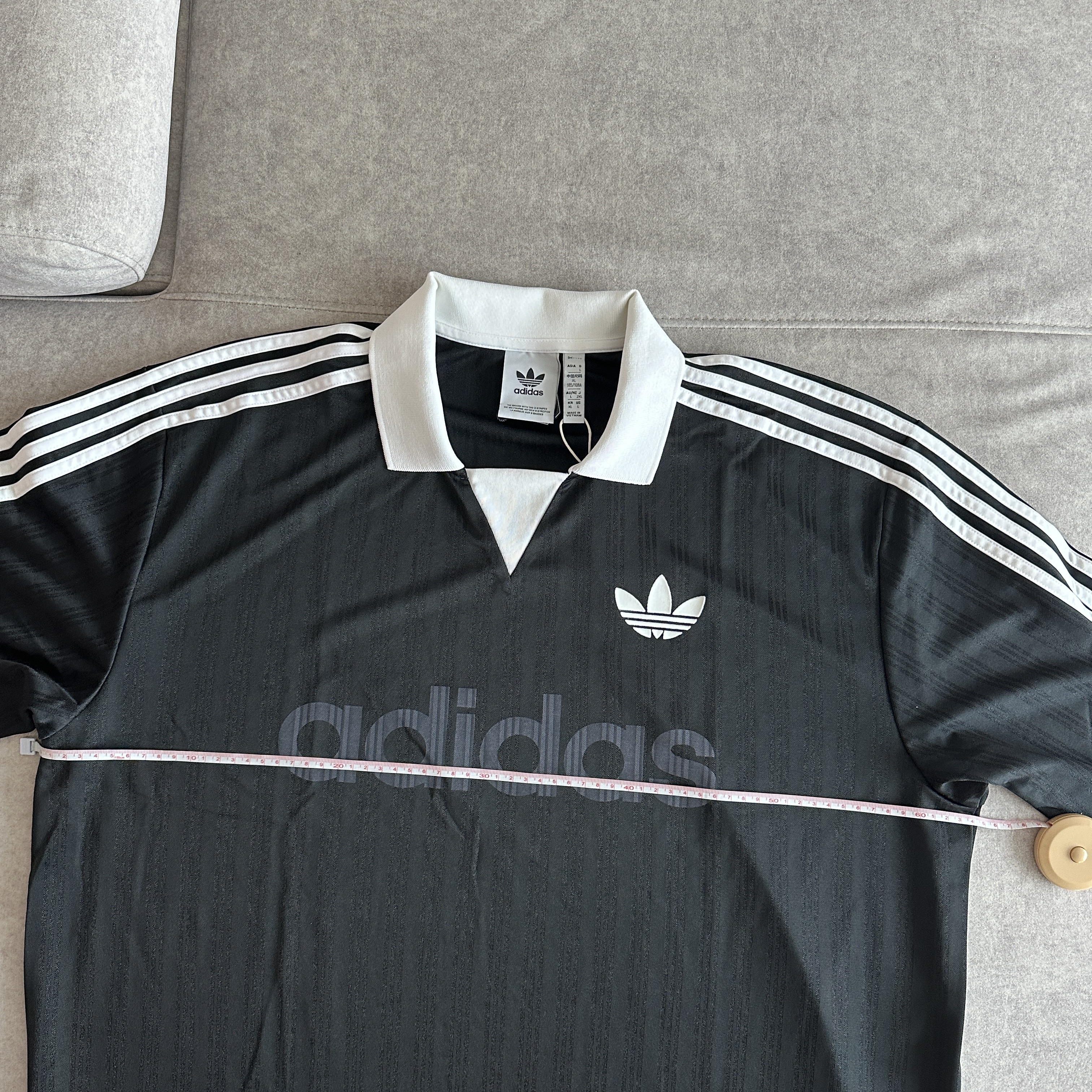 Adidas Originals Collared Goalie Top Black - KR Sizing 착용 스타일 - 1