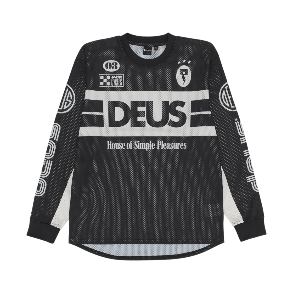 데우스 엑스 마키나 오프 로드 MX 저지 2.0 블랙(Deus Ex Machina Off Road MX Jersey 2.0 Black) - 1