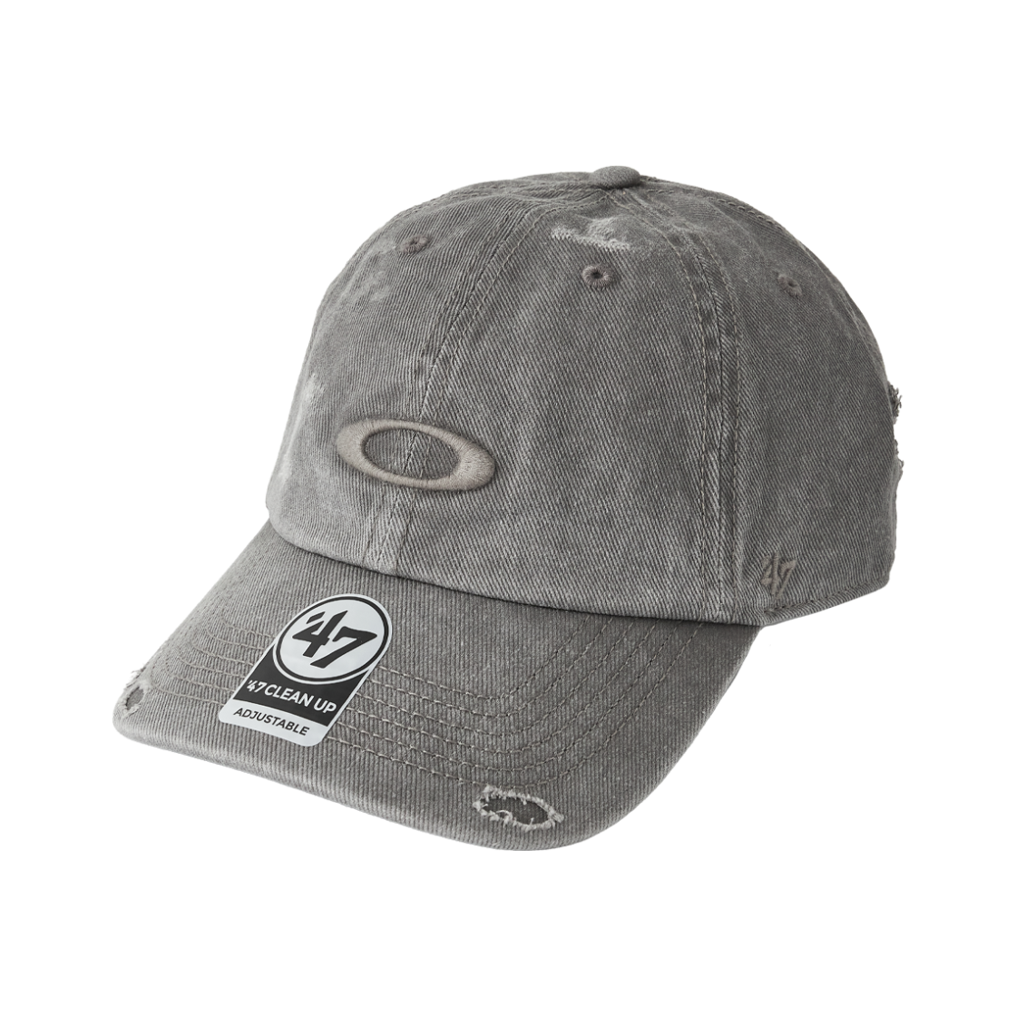 오클리 47 리저브 디스트레스트 캡 그래나이트 그레이 - 26FW(Oakley 47 Reserve Distressed Cap Granite Gray - 26FW) - 4