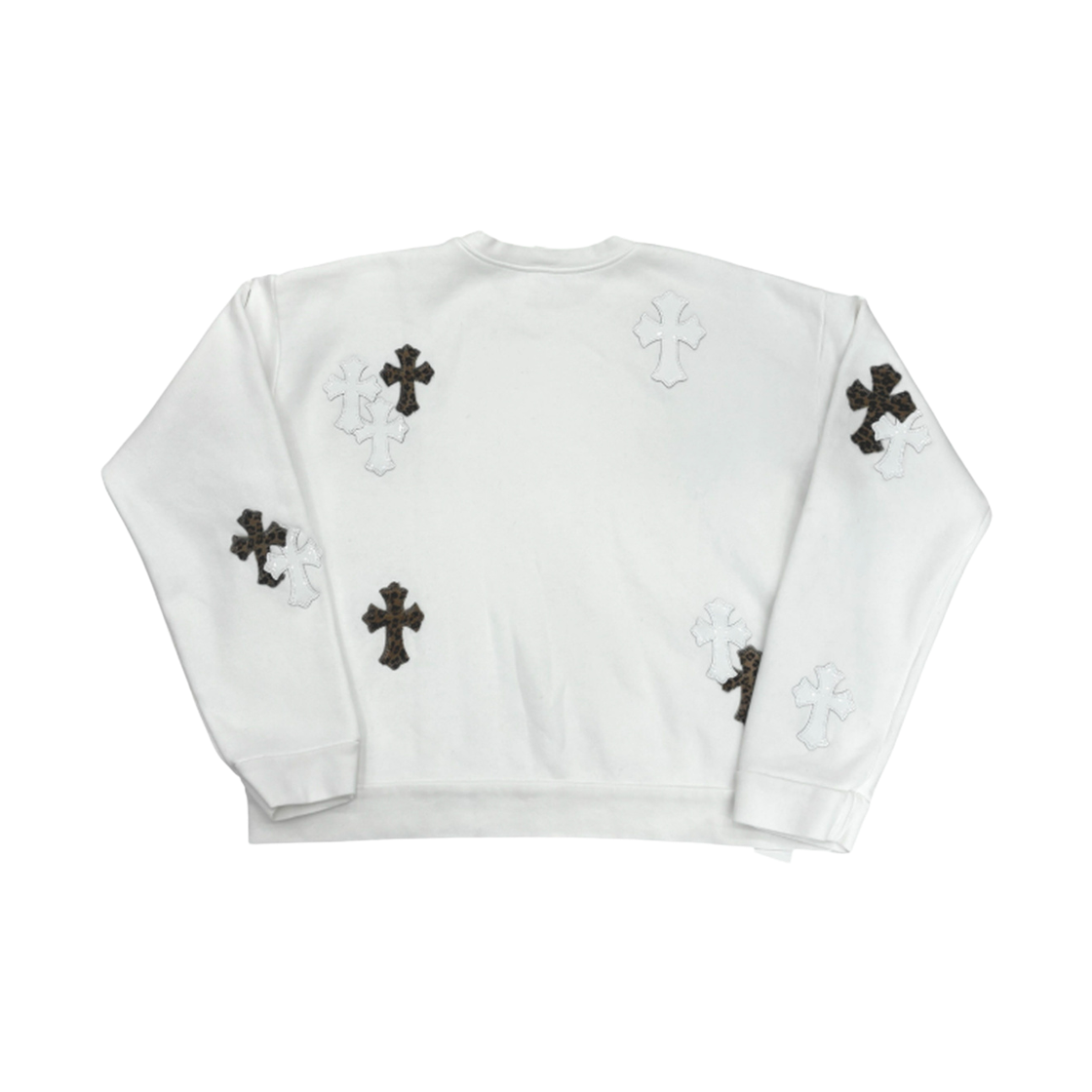 더도산 크롬하츠 레오파드 패치 맨투맨(the dosan_ Chrome Hearts Leopard Patches Crewneck) - 2