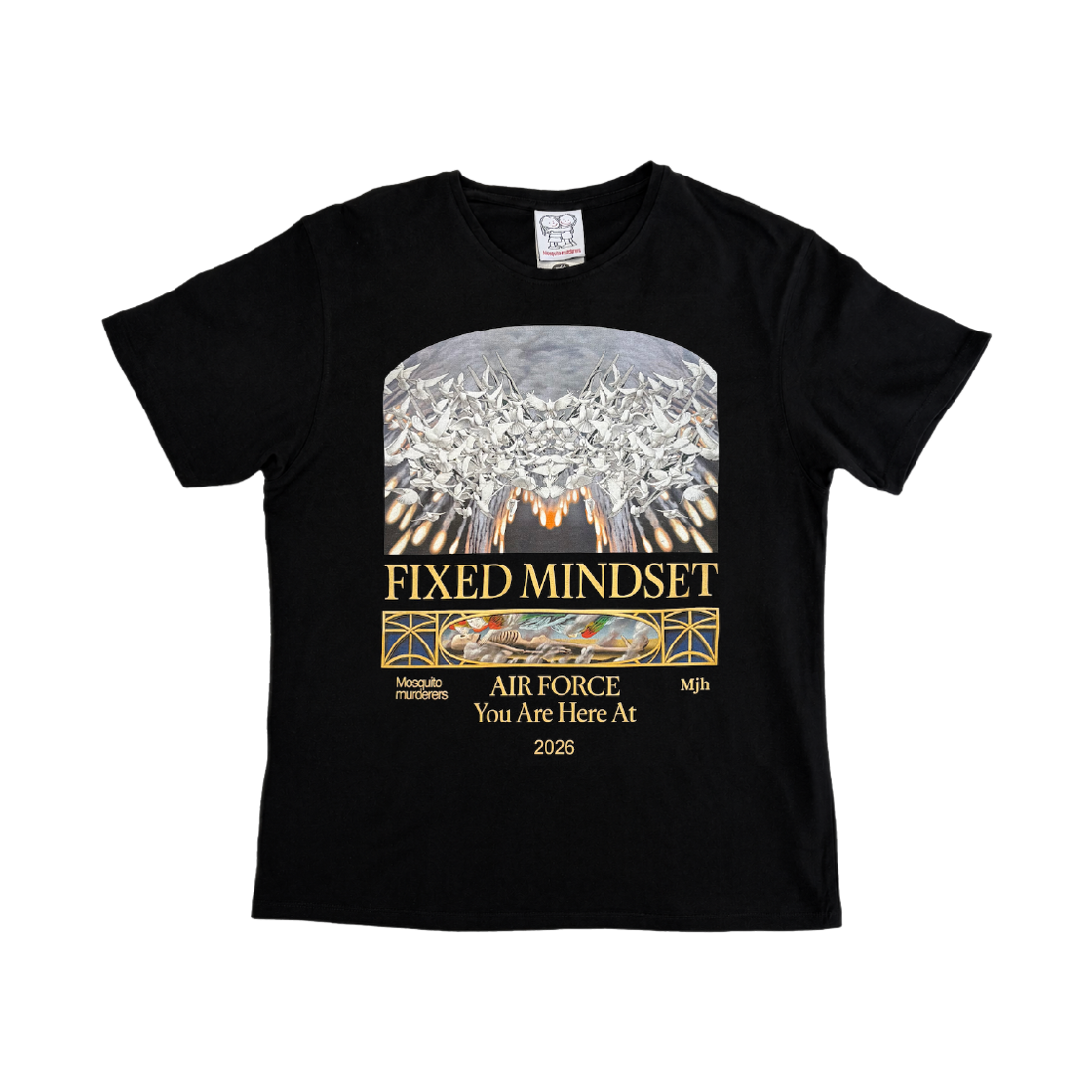 9606203 Mosquito Murderers Air Force T-Shirt Black