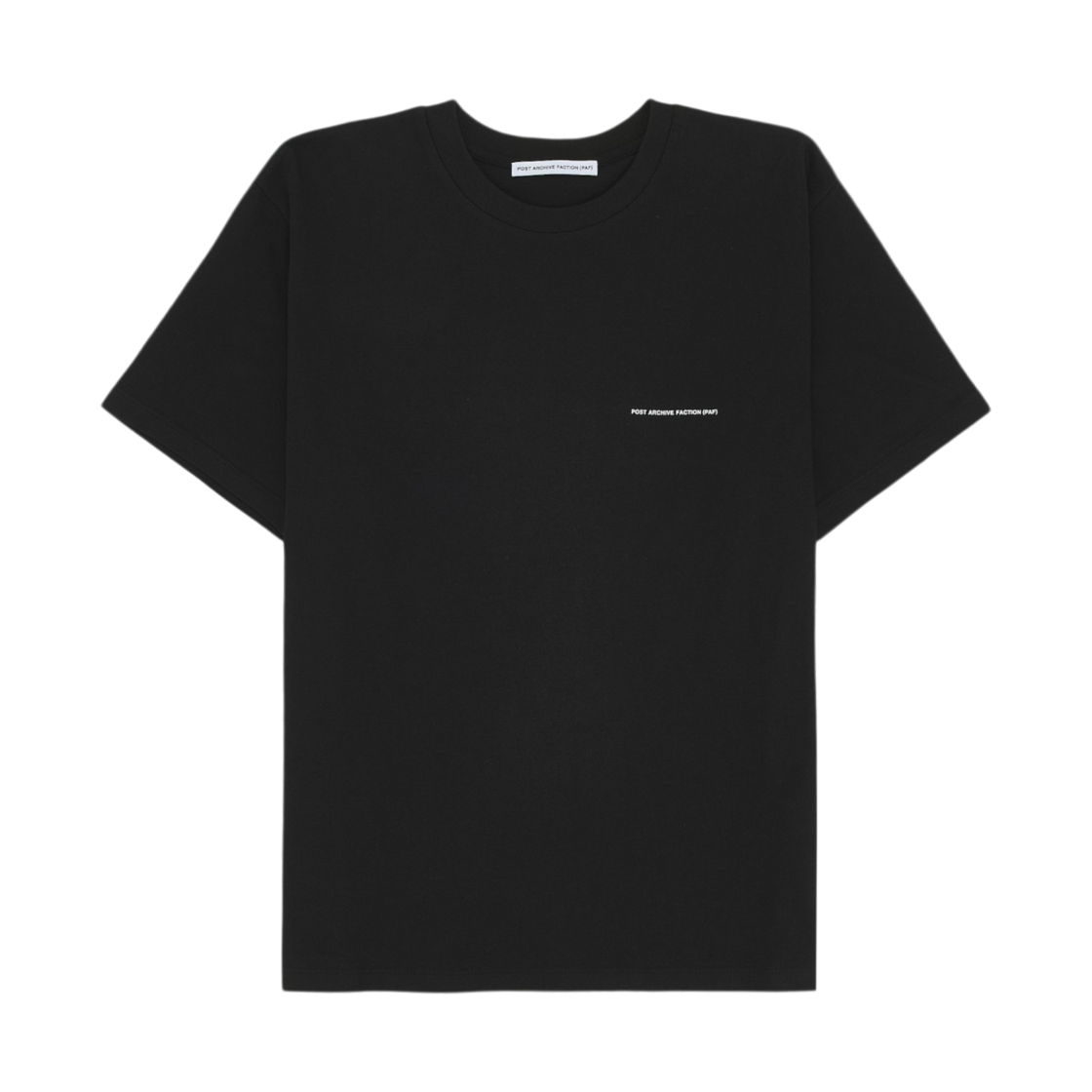포스트 아카이브 팩션 (파프) 수베니어 티셔츠 2025 스프링 파리 에디션 블랙(Post Archive Faction (Paf) Souvenir T-Shirt 2025 Spring Paris Edition Black) - 2