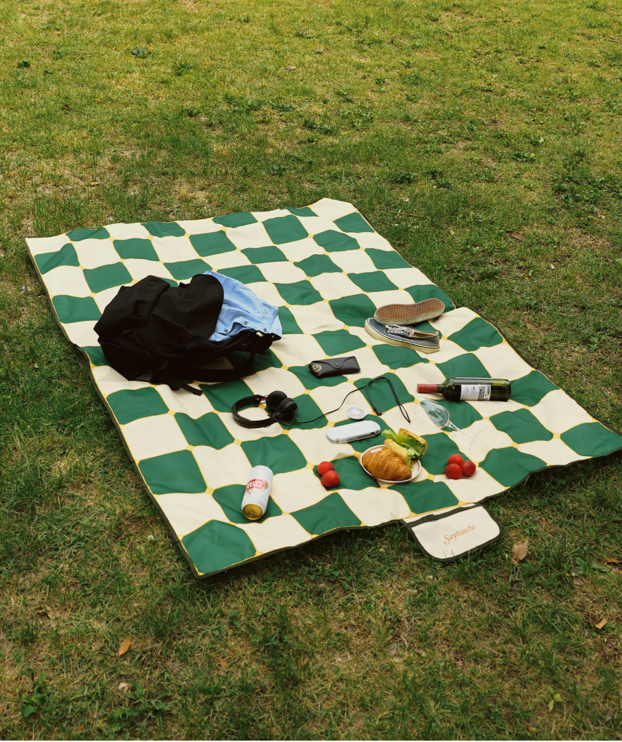 세이투셰 체커보드 피크닉 매트 2종(Say Touche Checkerboard Picnic Mat 2colors) - 3