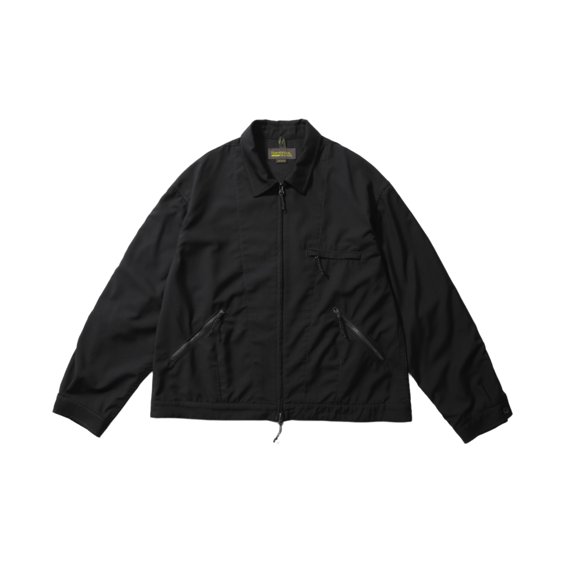 HM26SS-JK01 humorous account Director Jacket Black