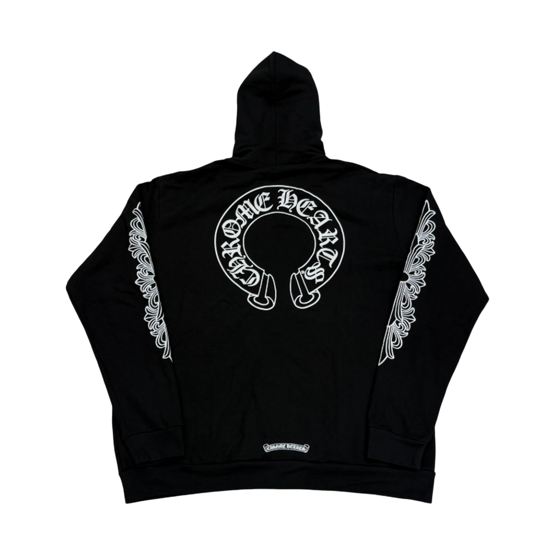 더도산 크롬하츠 플로럴 크로스 플리츠 후드집업(the dosan_ Chrome Hearts Floral Cross Hoodie Zip up) - 2