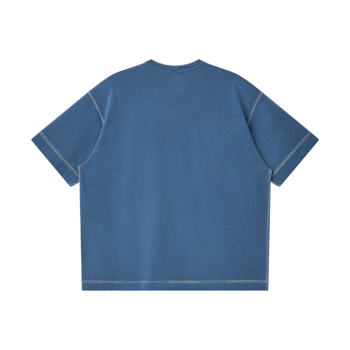 [KREAM 단독] 캘리포니아 제너럴 스토어 x 헬스니트 헨리 숏 슬리브 코발트 - 26FW([KREAM 단독] California General Store × Healthknit Henley Short Sleeve Cobalt - 26FW) - 2