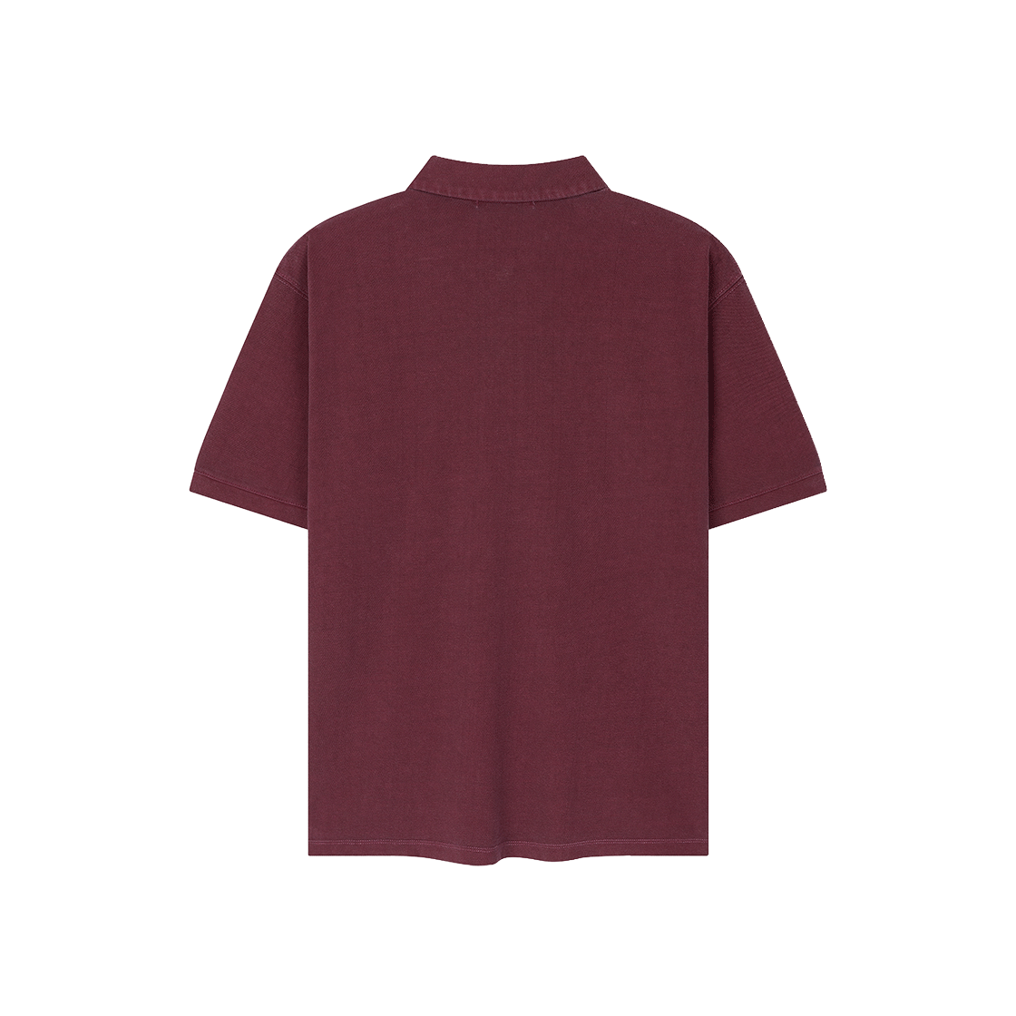 엔드릭스 크레스트 워시드 PK 티셔츠 버건디(EDLIX Crest Washed PK T-Shirts Burgundy) - 2